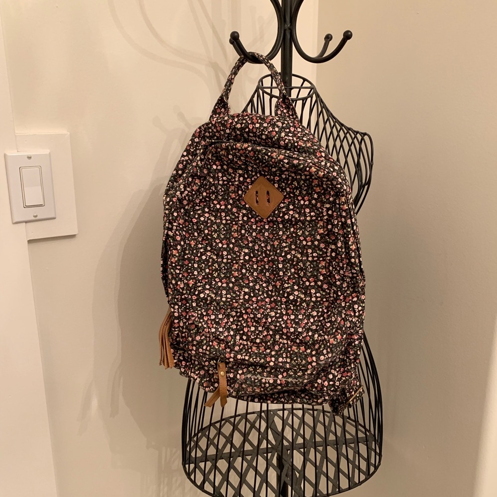Forever 21 Floral Backpack